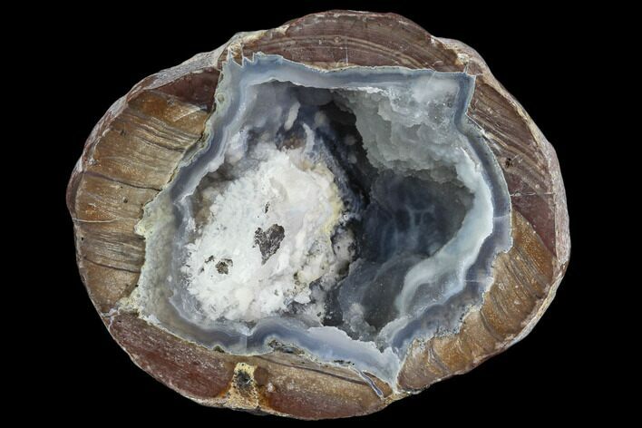 Crystal Filled Dugway Geode (Polished Half) #121706